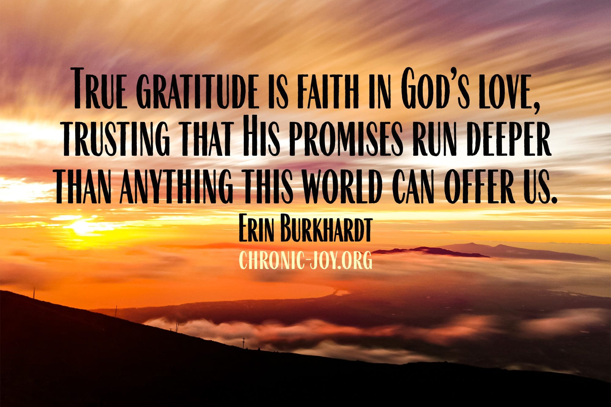 The Gift of Gratitude Chronic